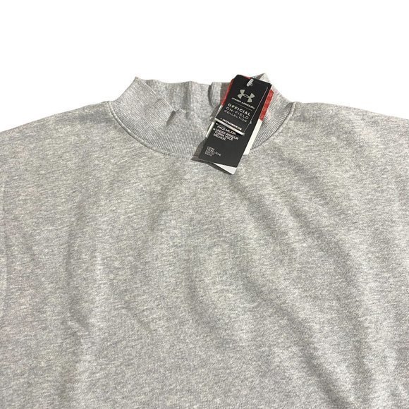 Under Armour Utah Utes Mock Neck Spirit Jersey Sweater Grey Women’s Size XL - Picture 3 of 8